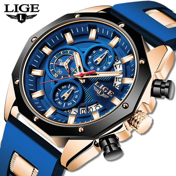 Lige Apex Chronograph Watch