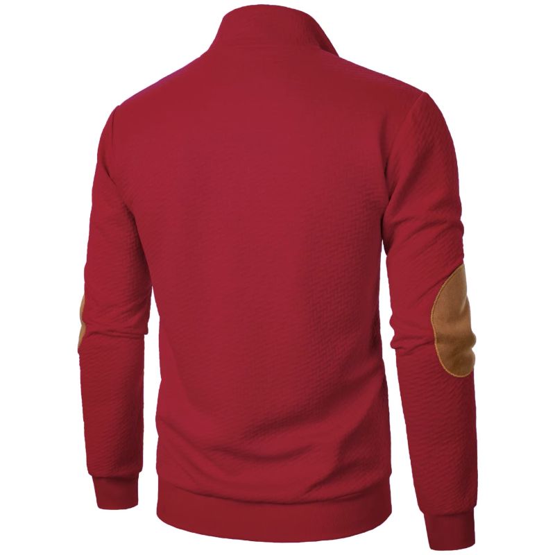 JacquardJoint Sweater Coat