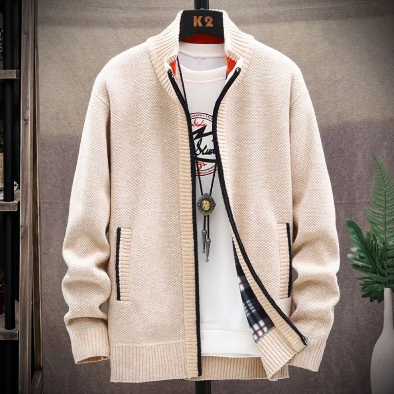 WarmZip Solid Cardigan