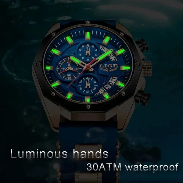 Lige Apex Chronograph Watch