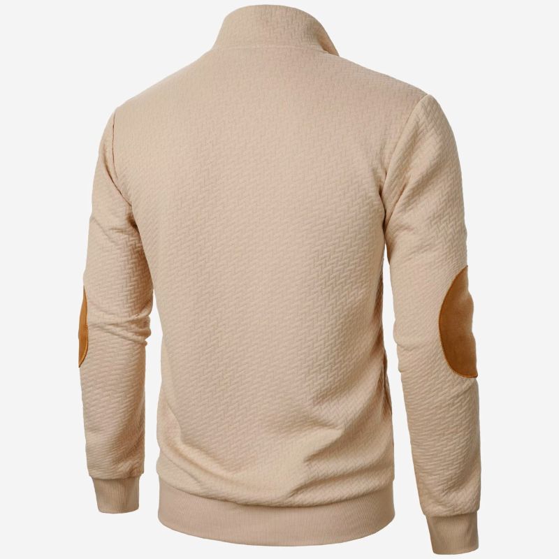 JacquardJoint Sweater Coat