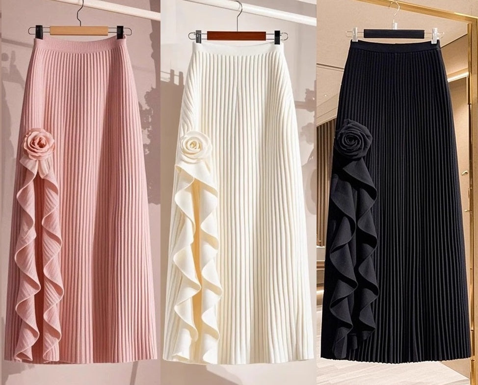 Florene Elegant Pleated Skirt