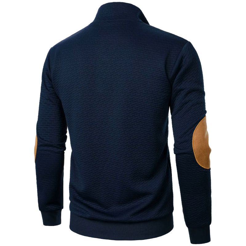 JacquardJoint Sweater Coat