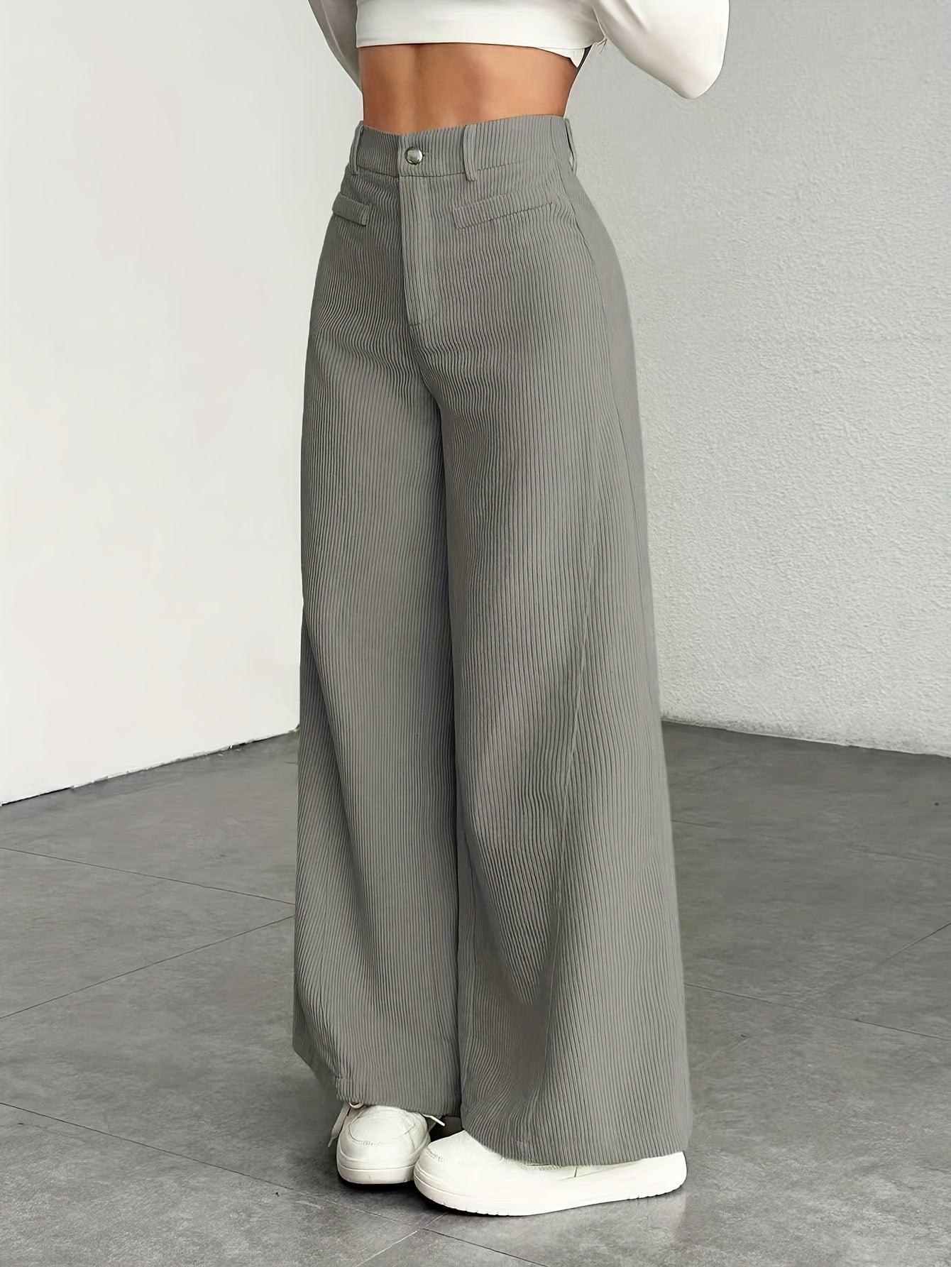 CorduEase Wide-Leg Pants