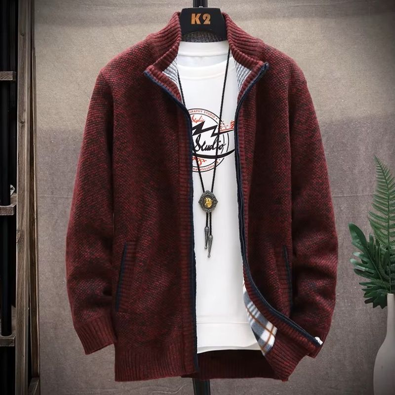 WarmZip Solid Cardigan