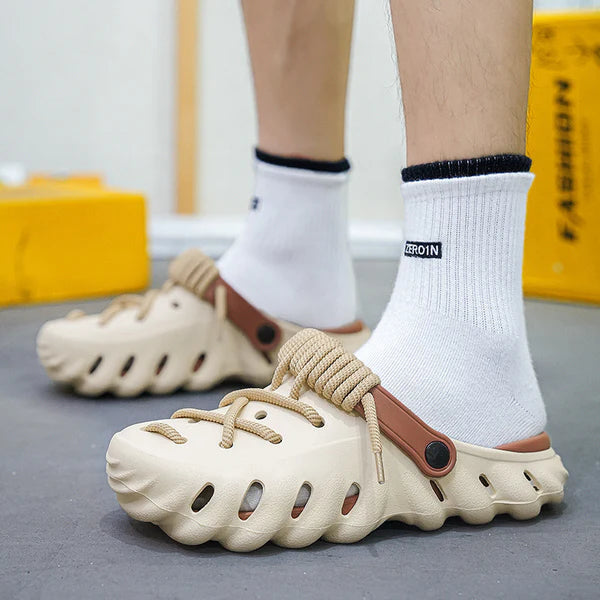 Solwave Laced Clogs