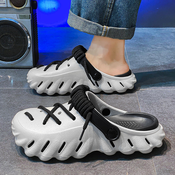 Solwave Laced Clogs