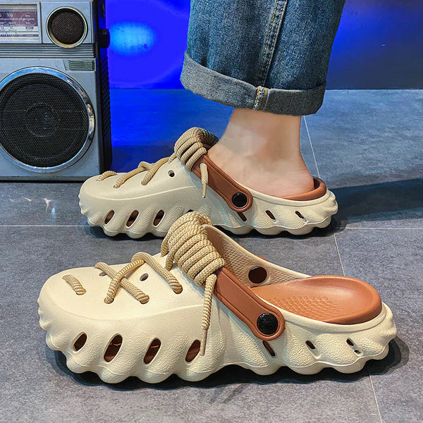 Solwave Laced Clogs