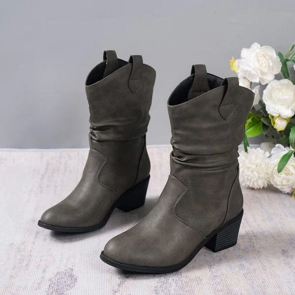 Freya Western Leather Boots