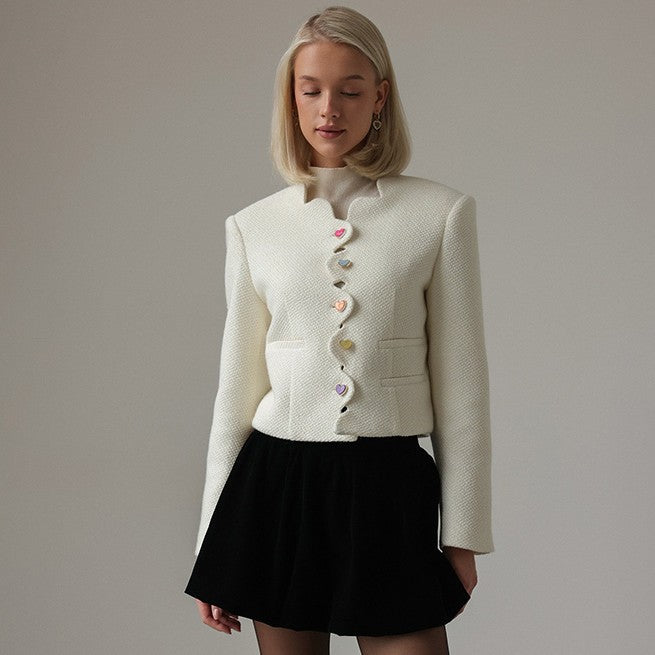 Evon Elegant Buttoned Jacket