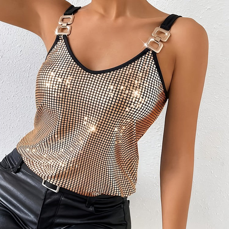 Glint Club Sequin Top
