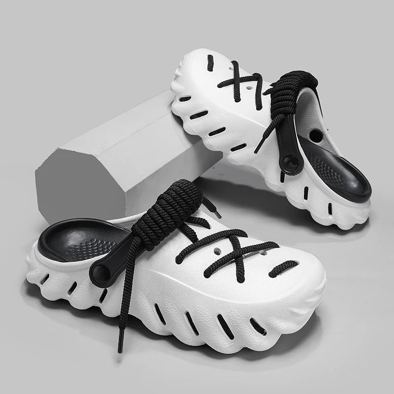 Solwave Laced Clogs
