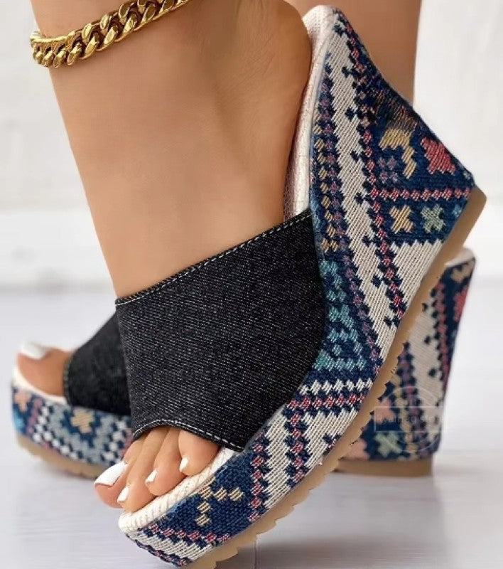 Nayora Summer Wedge Sandals