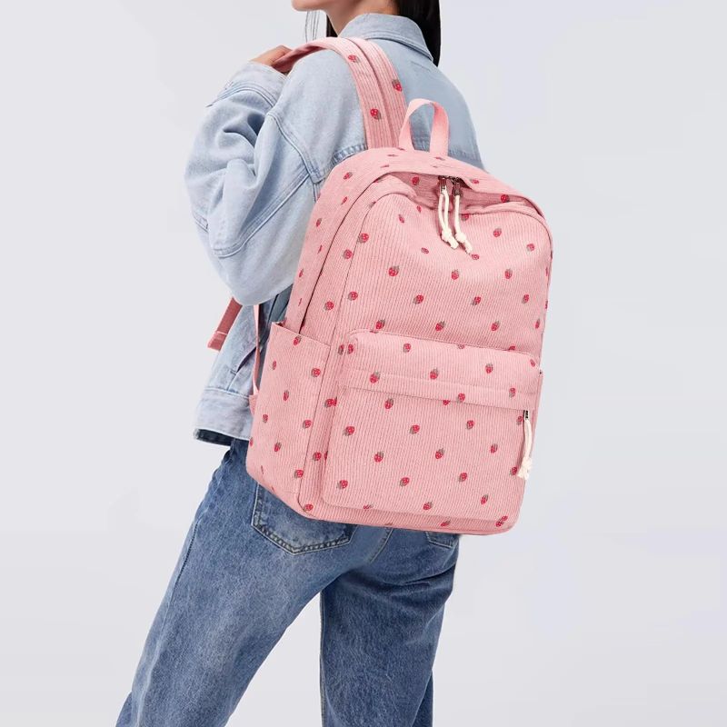 Packory Corduroy Backpack Trio