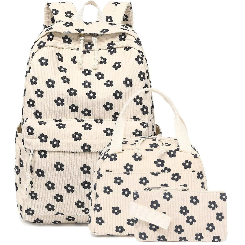 Packory Corduroy Backpack Trio