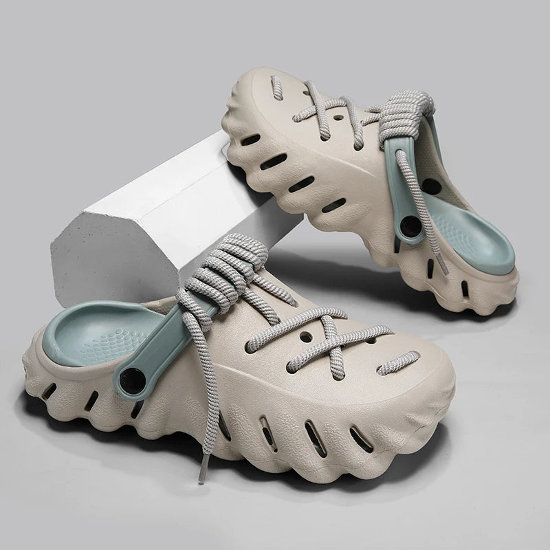 Solwave Laced Clogs