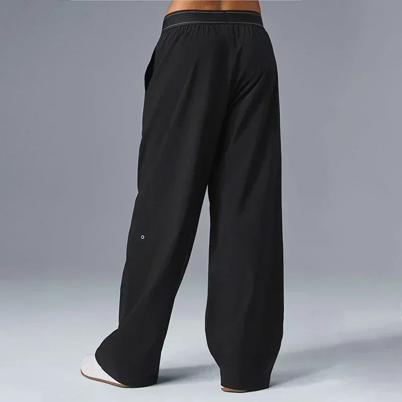 FlowEase High-Waist Wide Pants