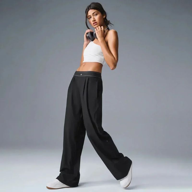FlowEase High-Waist Wide Pants