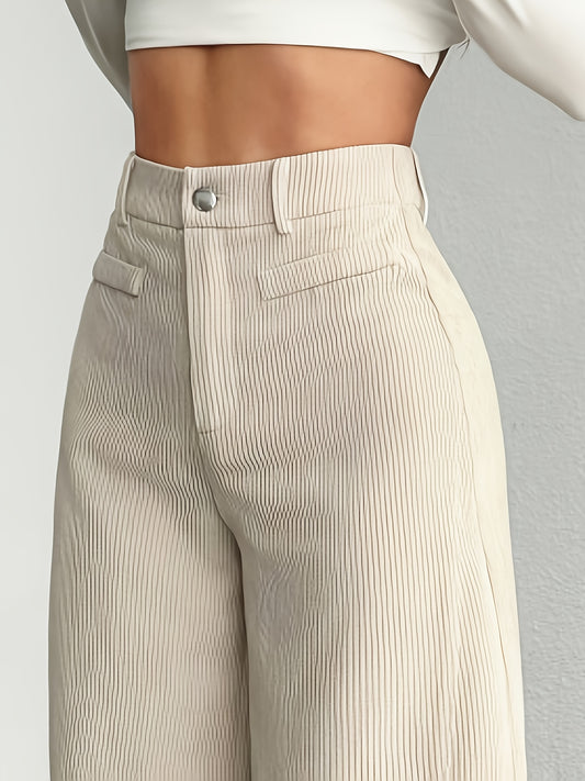 CorduEase Wide-Leg Pants