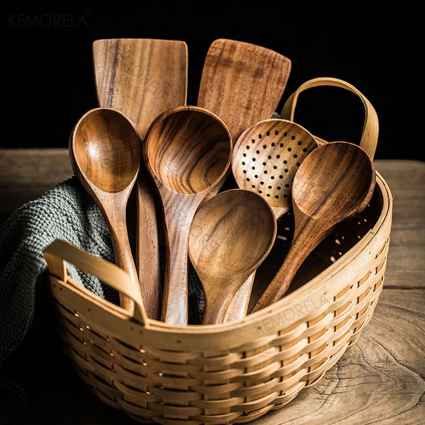 Nordwood 7-Piece Teak Utensils Kit