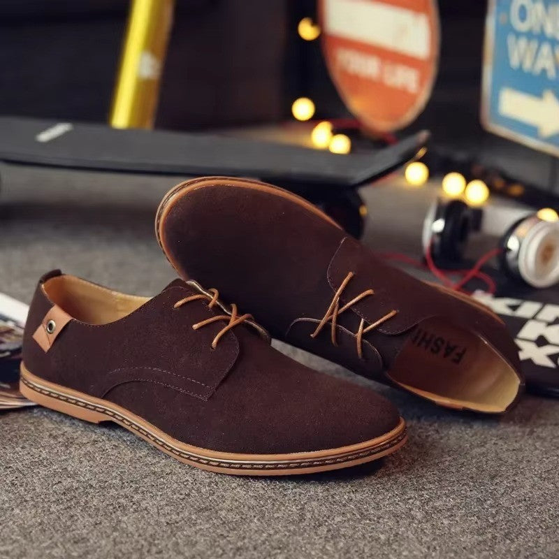 Soft Suede Oxford Shoes