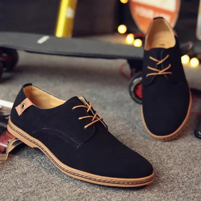 Soft Suede Oxford Shoes