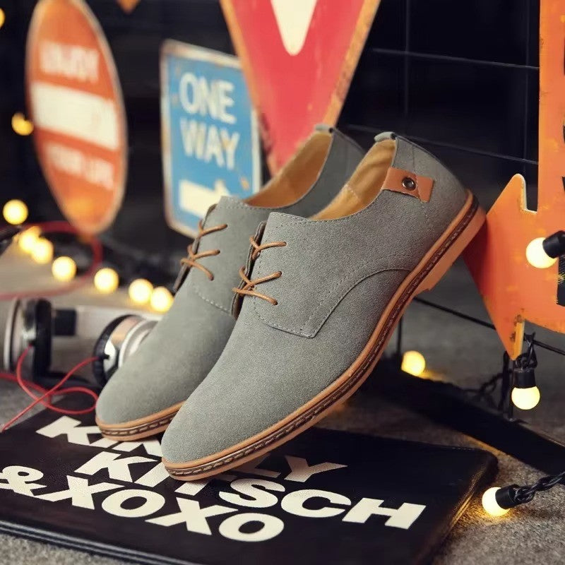 Soft Suede Oxford Shoes