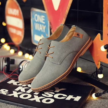 Soft Suede Oxford Shoes