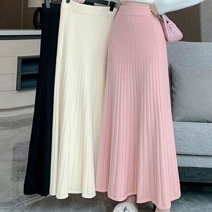 KnitFlow Pleated Skirt