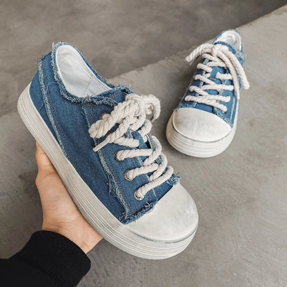 Knotix Denim Canvas Sneakers