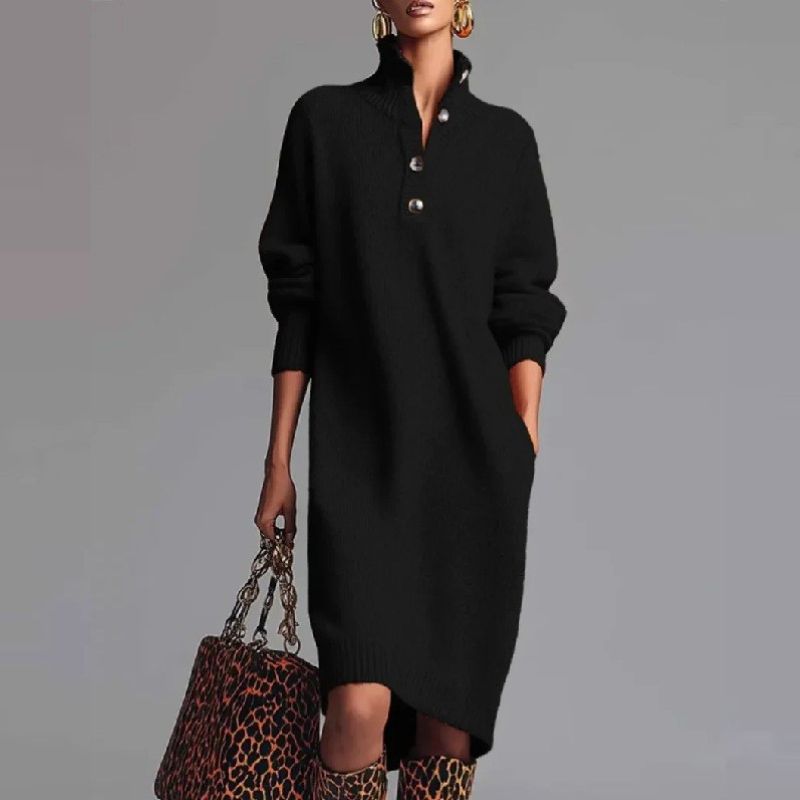 KnitFlow Midi Sweater Dress