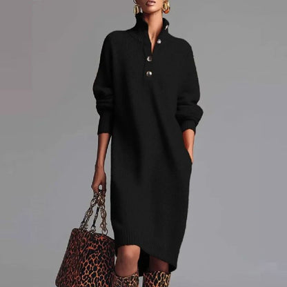 KnitFlow Midi Sweater Dress