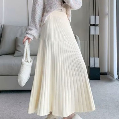 KnitFlow Pleated Skirt