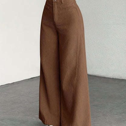 CorduEase Wide-Leg Pants