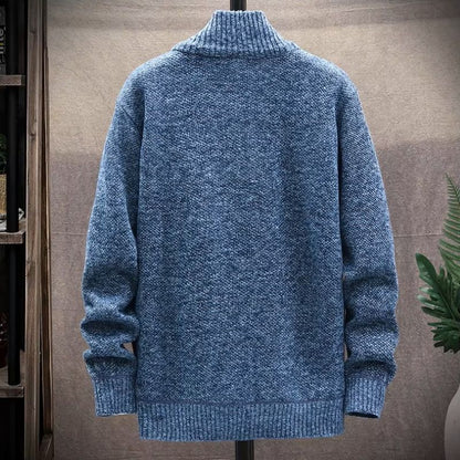WarmZip Solid Cardigan