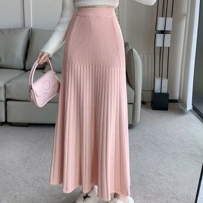 KnitFlow Pleated Skirt