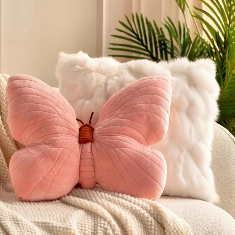 Pinkhaven Butterfly Pillow