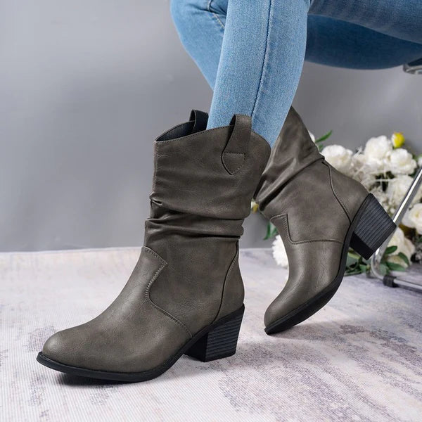 Freya Western Leather Boots