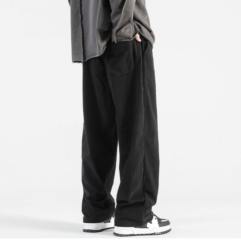 Veltrix Corduroy Wide-Leg Pants