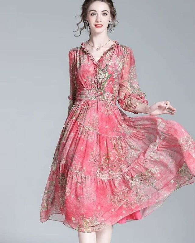 Lorvenne Chic A-Line Dress