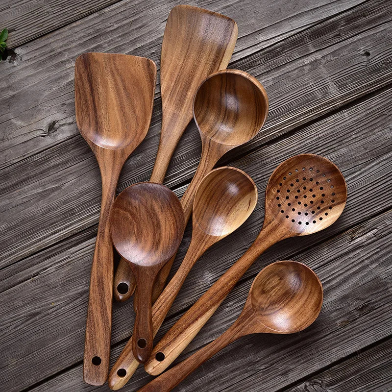 Nordwood 7-Piece Teak Utensils Kit