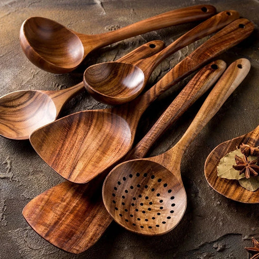 Nordwood 7-Piece Teak Utensils Kit