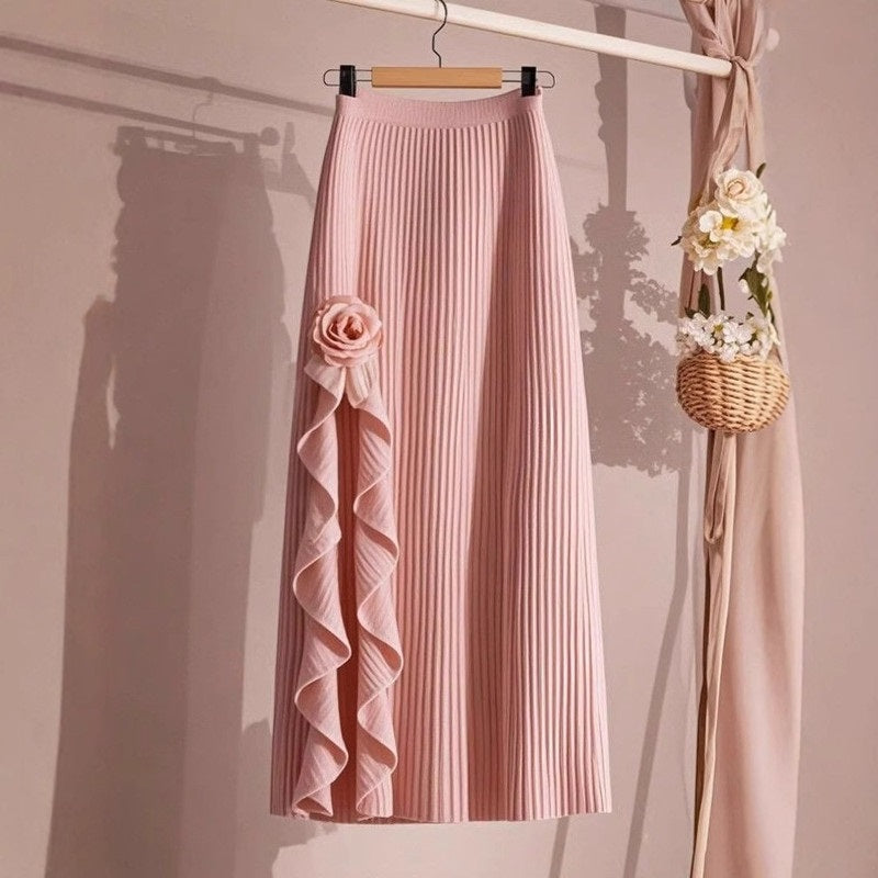 Florene Elegant Pleated Skirt