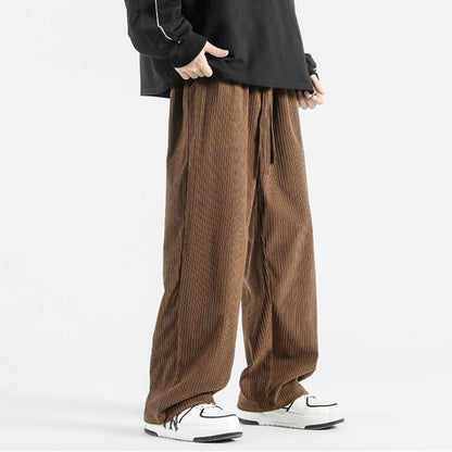 Veltrix Corduroy Wide-Leg Pants