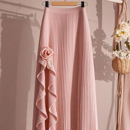 Florene Elegant Pleated Skirt