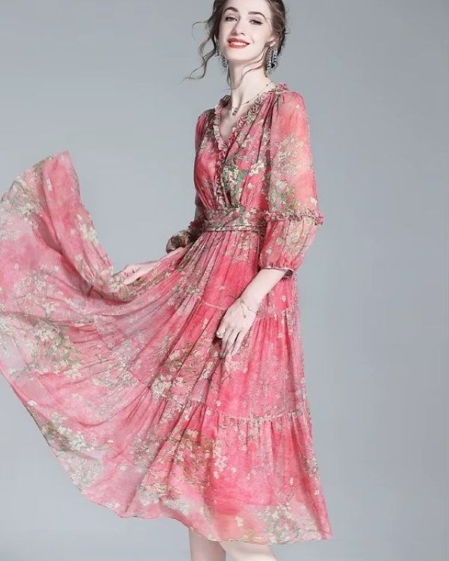 Lorvenne Chic A-Line Dress