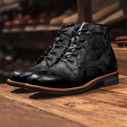 Freyland Handcrafted Retro Leather Boots