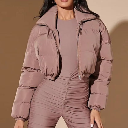 StandShort Cotton Padded Jacket