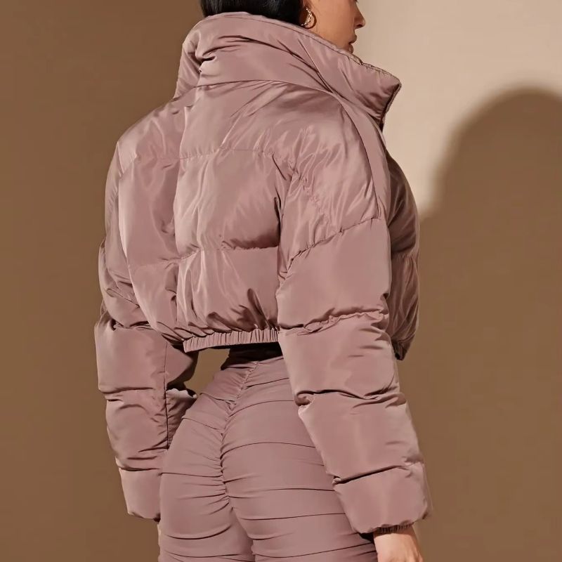 StandShort Cotton Padded Jacket