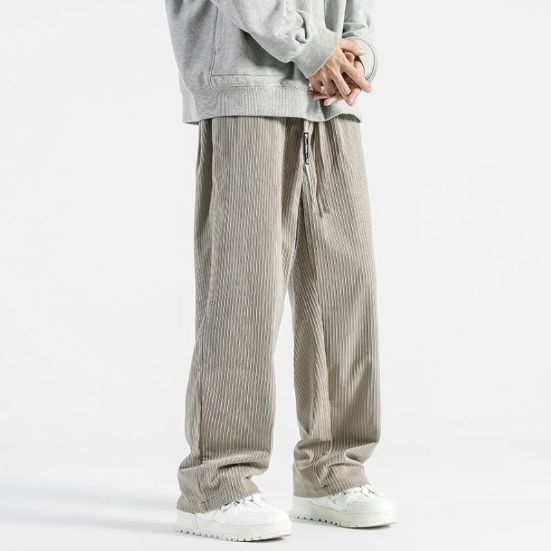 Veltrix Corduroy Wide-Leg Pants